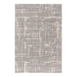 Top Square Hochflorteppich Montana III - Kunstfaser - Dunkelgrau - 200 x 290 cm