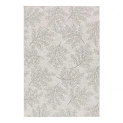 Top Square In-/Outdoorteppich Reuse III - Kunstfaser - Silber / Grau