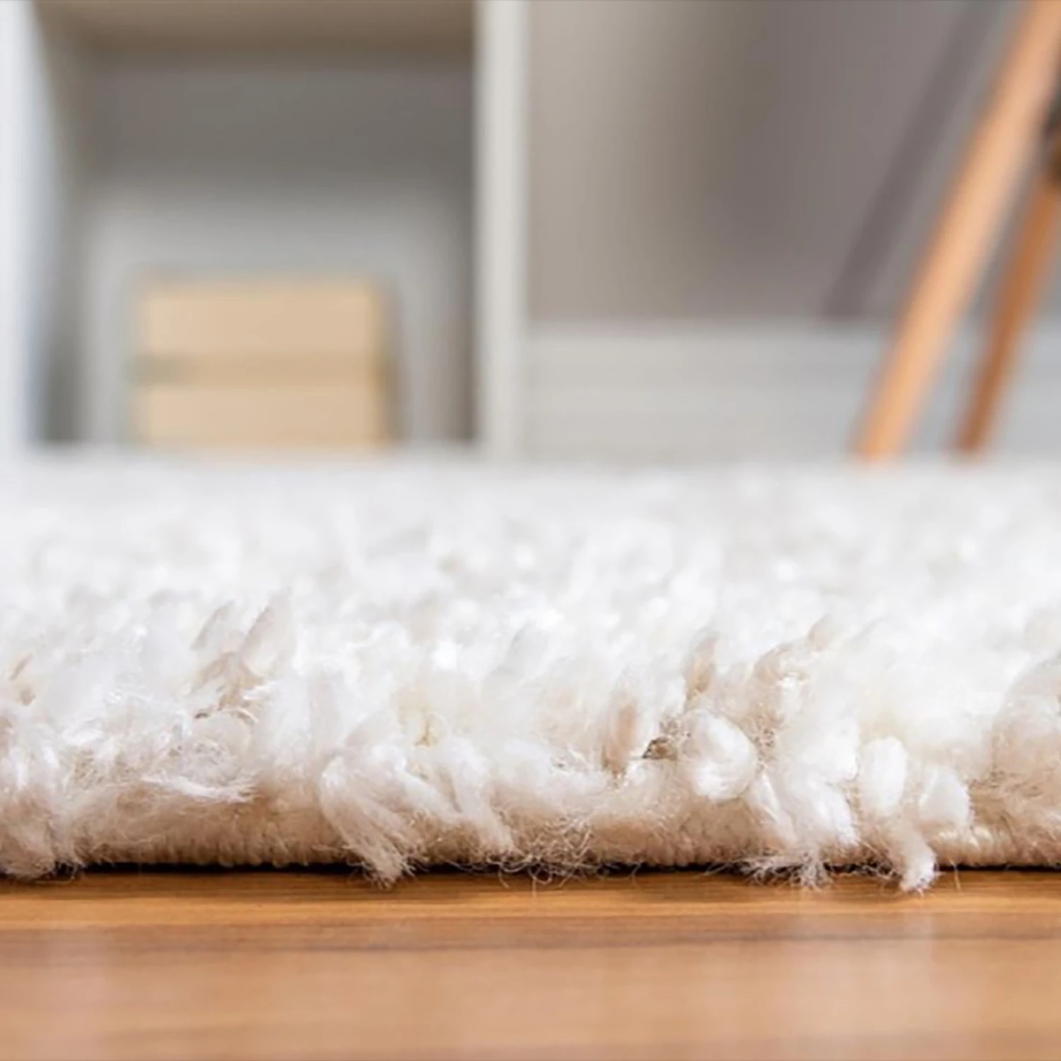 Top Square Hochflorteppich Top Shag III - Polypropylene / Jute - Creme - 120 x 185 cm 4 Top Square Hochflorteppich Top Shag III - Polypropylene / Jute - Creme - 120 x 185 cm – Bild 4