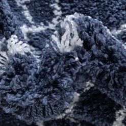 Top Square Kurzflorteppich Temara Shag I - Polypropylene / Jute - Marineblau - 120 x 185 cm -Teppiche populaire boutique 1000284836 210819 14355003947 DETAILS P000000001000284836