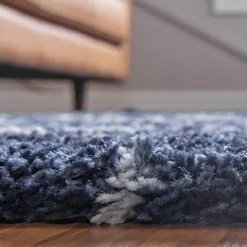 Top Square Kurzflorteppich Temara Shag I - Polypropylene / Jute - Marineblau - 120 x 185 cm -Teppiche populaire boutique 1000284836 210819 14355403951 DETAILS P000000001000284836