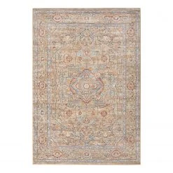 Nouristan Kurzflorteppich Daman - Viskose - Multicolor - 160 x 230 cm