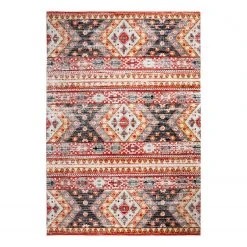 Andiamo In-/Outdoorteppich Bonnie III - Polypropylen - Creme / Rot - 120 x 170 cm