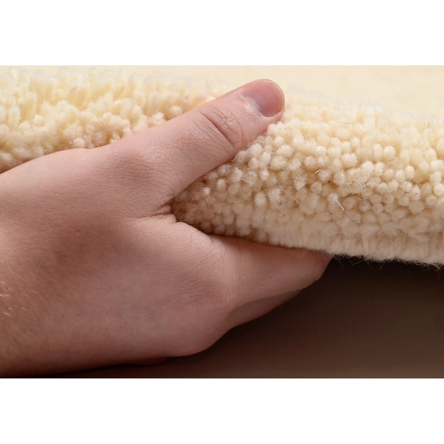 THEKO die markenteppiche Wollteppich Royal Double I - Schurwolle - Blanc - 120 x 180 cm 3 THEKO die markenteppiche Wollteppich Royal Double I - Schurwolle - Blanc - 120 x 180 cm – Bild 3