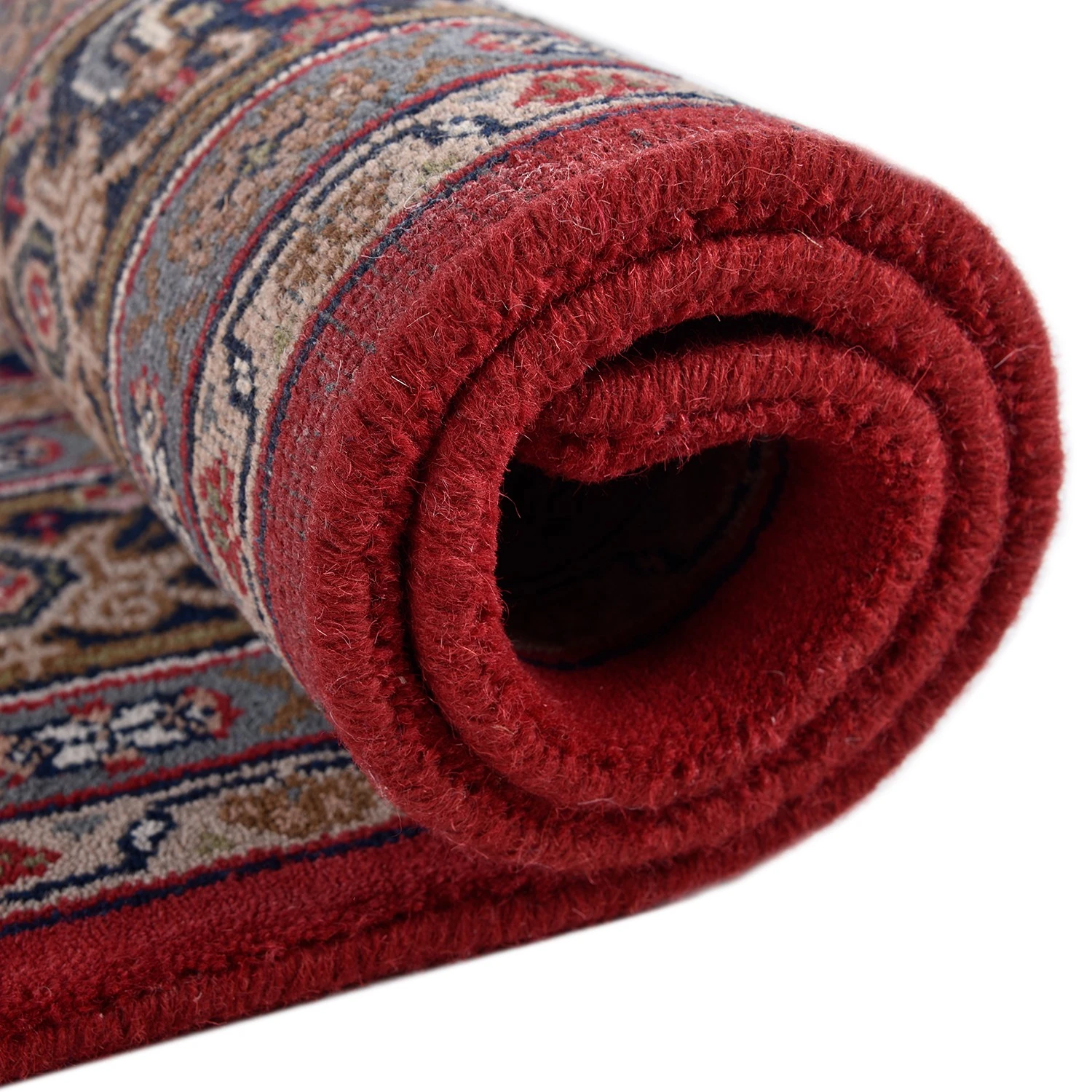 THEKO die markenteppiche Wollteppich Benares Bidjar - Schurwolle - Rot - 120 x 180 cm 10 THEKO die markenteppiche Wollteppich Benares Bidjar - Schurwolle - Rot - 120 x 180 cm – Bild 10