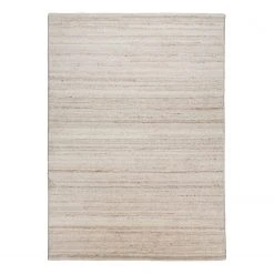 THEKO die markenteppiche Wollteppich Royal Berber II - Schurwolle - Beige - 140 x 200 cm