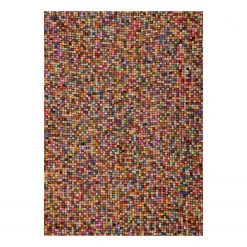 THEKO die markenteppiche Wollteppich Felty 2.2 II - Schurwolle - Multicolor - 90 x 160 cm