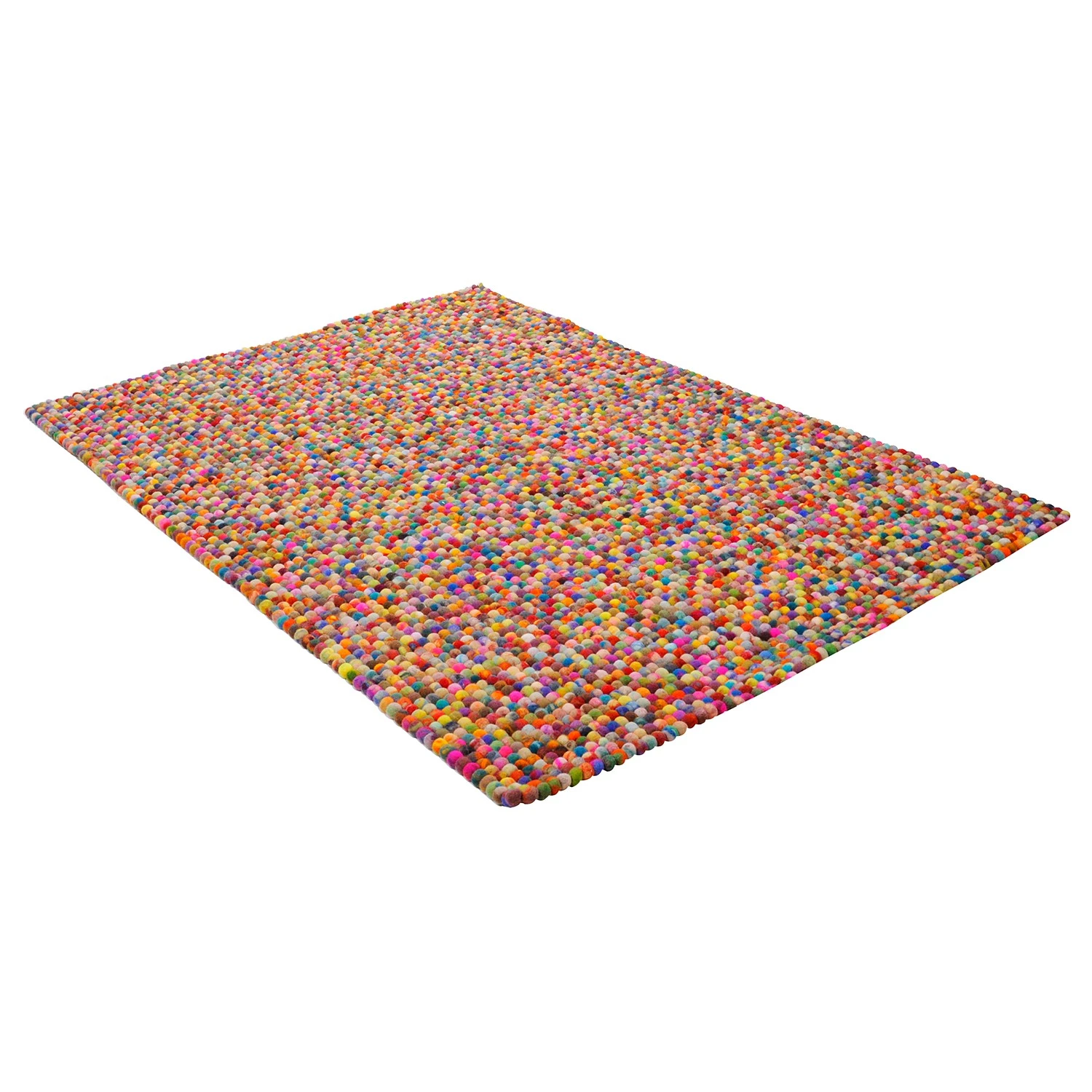 THEKO die markenteppiche Wollteppich Felty 2.2 II - Schurwolle - Multicolor - 90 x 160 cm 2 THEKO die markenteppiche Wollteppich Felty 2.2 II - Schurwolle - Multicolor - 90 x 160 cm – Bild 2