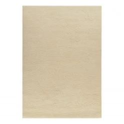 THEKO die markenteppiche Wollteppich Taza Royal I - reine Schurwolle - Blanc - 90 x 160 cm