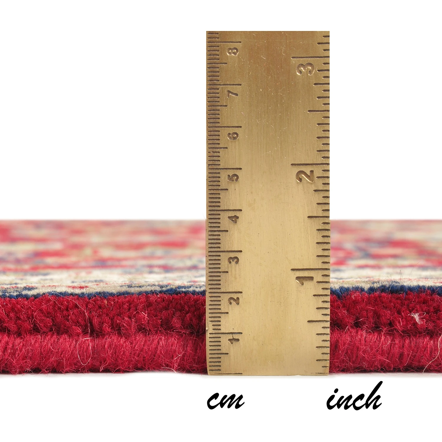 THEKO die markenteppiche Wollteppich Benares Isfahan - Schurwolle - Rot - 70 x 140 cm 3 THEKO die markenteppiche Wollteppich Benares Isfahan - Schurwolle - Rot - 70 x 140 cm – Bild 3