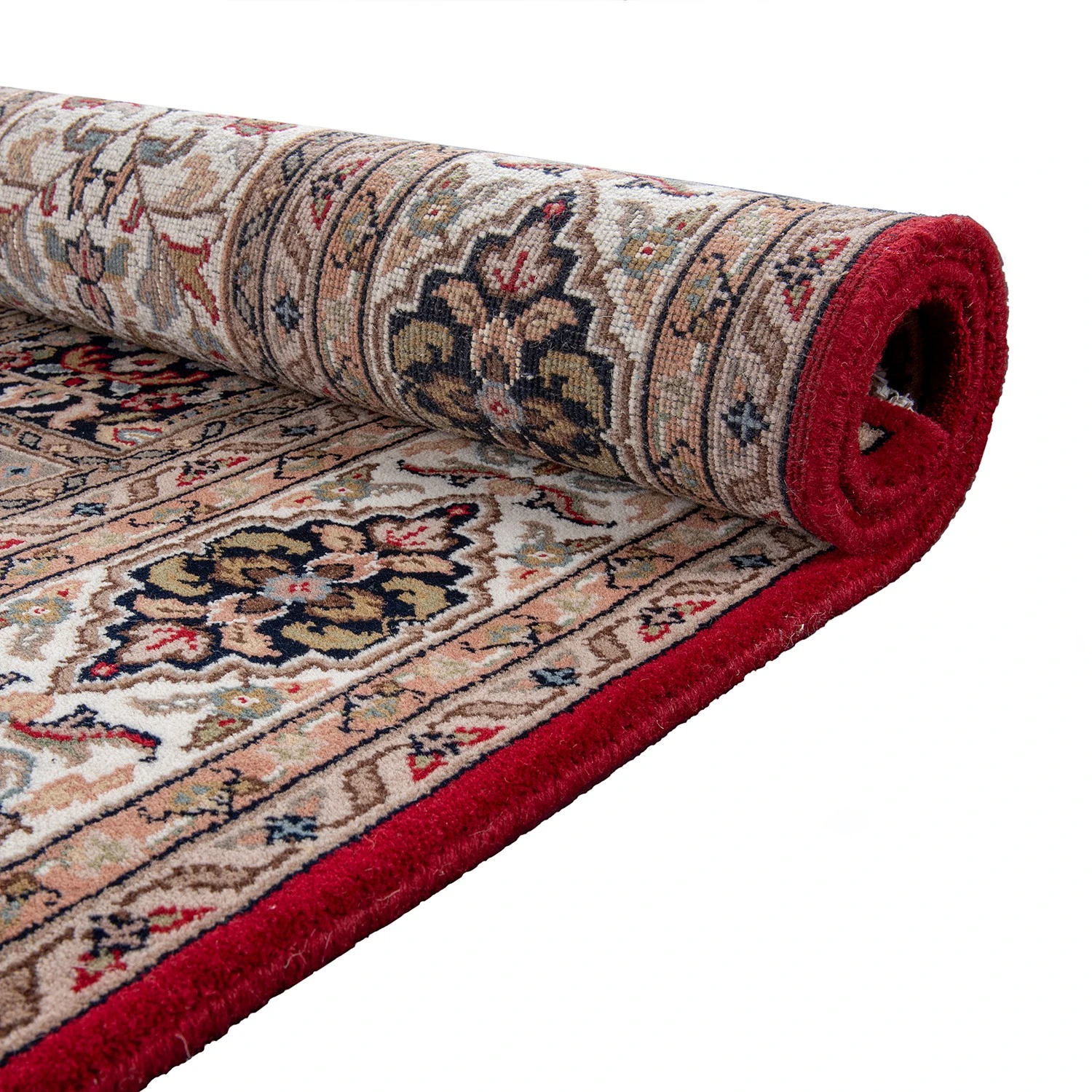 THEKO die markenteppiche Wollteppich Benares Bachtiari - Schurwolle - Rot - 140 x 200 cm 5 THEKO die markenteppiche Wollteppich Benares Bachtiari - Schurwolle - Rot - 140 x 200 cm – Bild 5