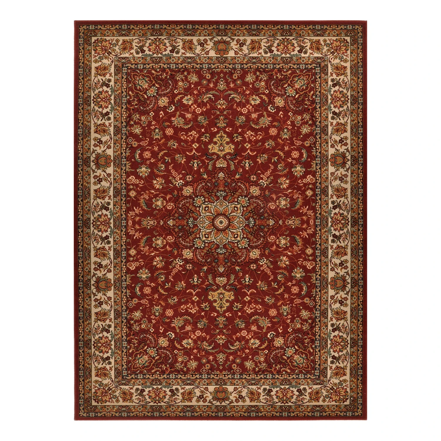 THEKO die markenteppiche Wollteppich Turan 859 I - Wolle - Rot - 133 x 190 cm 1 THEKO die markenteppiche Wollteppich Turan 859 I - Wolle - Rot - 133 x 190 cm