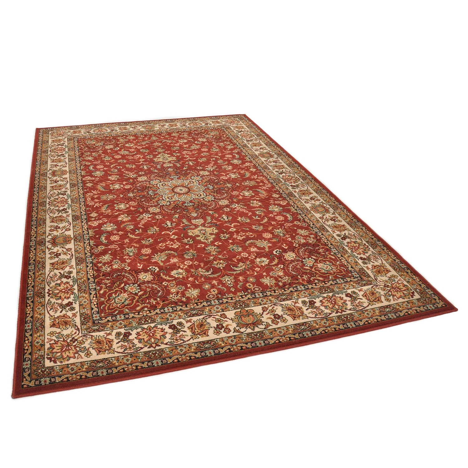THEKO die markenteppiche Wollteppich Turan 859 I - Wolle - Rot - 133 x 190 cm 2 THEKO die markenteppiche Wollteppich Turan 859 I - Wolle - Rot - 133 x 190 cm – Bild 2
