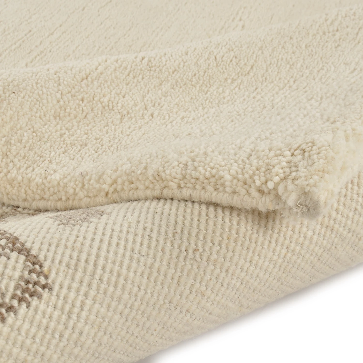 THEKO die markenteppiche Wollteppich Taza Royal III - reine Schurwolle - Blanc - 140 x 200 cm 6 THEKO die markenteppiche Wollteppich Taza Royal III - reine Schurwolle - Blanc - 140 x 200 cm – Bild 6