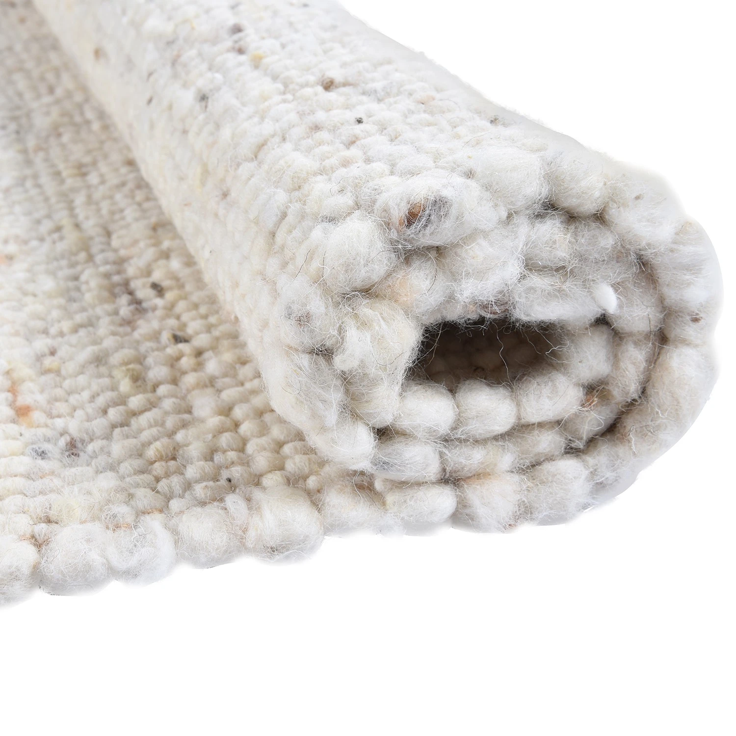 THEKO die markenteppiche Wollteppich Alm-Glück - Schurwolle - Weiß - 160 x 230 cm 6 THEKO die markenteppiche Wollteppich Alm-Glück - Schurwolle - Weiß - 160 x 230 cm – Bild 6