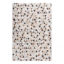 THEKO die markenteppiche Fellteppich Kobe I - Leder - Natural Multi - 120 x 180 cm