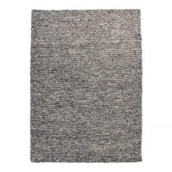 THEKO die markenteppiche Wollteppich Arlberg - Schurwolle - Lichtgrau - 70 x 140 cm