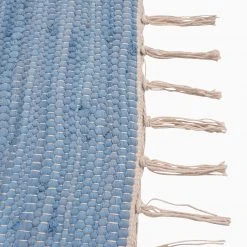 THEKO die markenteppiche Wollteppich Happy Design - Baumwolle - Blau - 160 x 230 cm -Teppiche populaire boutique 1000302084 211117 17215800626 DETAILS P000000001000302084