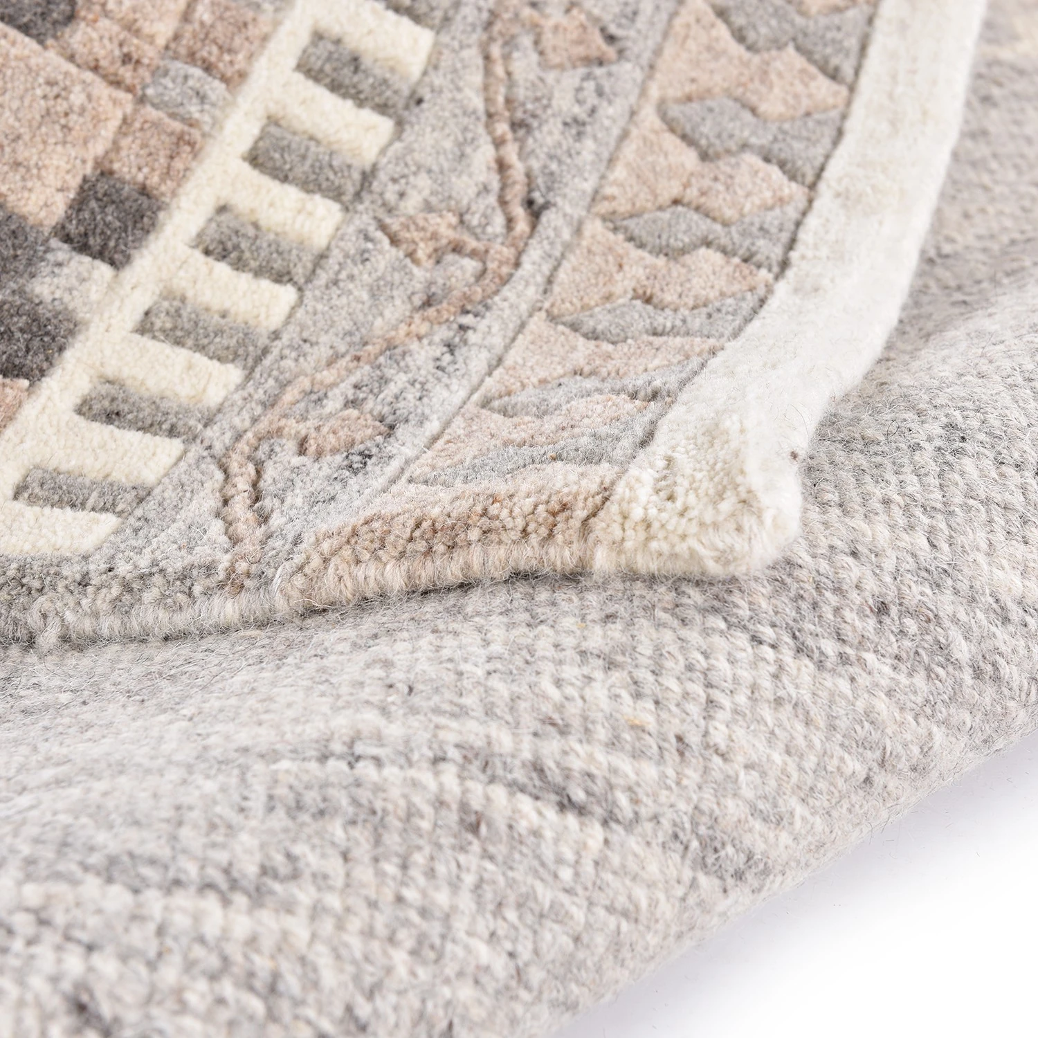 THEKO die markenteppiche Wollteppich Nakarta 6030 I - Schurwolle - Beige - 120 x 180 cm 5 THEKO die markenteppiche Wollteppich Nakarta 6030 I - Schurwolle - Beige - 120 x 180 cm – Bild 5