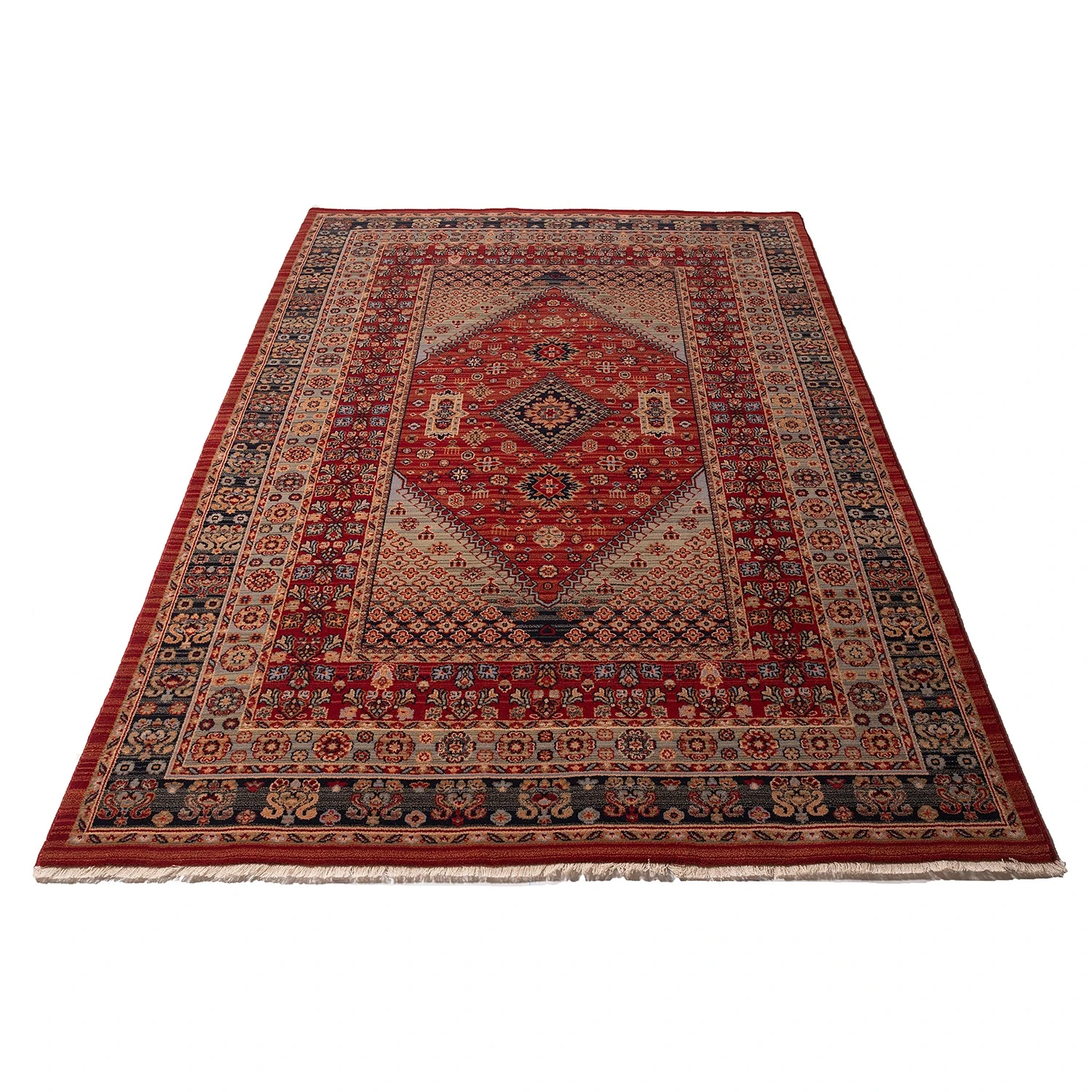THEKO die markenteppiche Wollteppich Saharna 2400 - Schurwolle - Rot - 160 x 230 cm 3 THEKO die markenteppiche Wollteppich Saharna 2400 - Schurwolle - Rot - 160 x 230 cm – Bild 3