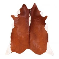 THEKO die markenteppiche Fellteppich Muh I - Rinderhaar - Braun