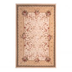 THEKO die markenteppiche Wollteppich Floresti II - Schurwolle - Beige - 160 x 230 cm