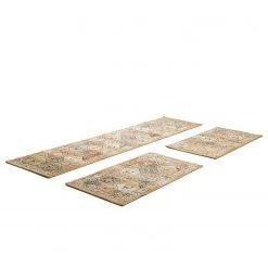 THEKO die markenteppiche Bettumrandung Gabiro 208 (3-teilig) - Polypropylene - Beige -Teppiche populaire boutique 1000302311 211208 06072500092 DETAILS P000000001000302311