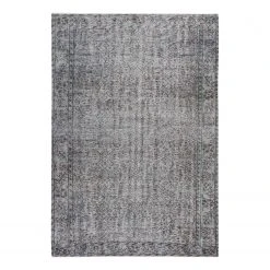 Kayoom Kurzflorteppich Toska 425 - Polyester - Chenille - Grau - 200 x 290 cm