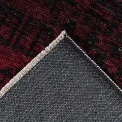 Kayoom Kurzflorteppich Toska 525 - Polyester-Chenille - Dunkelrot - 240 x 330 cm -Teppiche populaire boutique 1000304447 211102 14454500389 DETAILS P000000001000304447