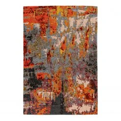 Kayoom Kurzflorteppich Primavera 525 - Mischgewebe - Rot - 80 x 150 cm