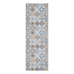 Andiamo Läufer Marrakesch - Vinyl - Blau / Beige - 70 x 200 cm