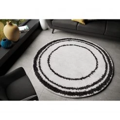 Mint Rugs Shaggy Alfie - Polypropylen - Creme / Schwarz -Teppiche populaire boutique 1000312072 211130 13003400485 MOOD DETAILS P000000001000312072 mood