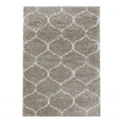 Ayyildiz Hochflorteppich Lerona I - Polypropylen - Beige - 80 x 150 cm
