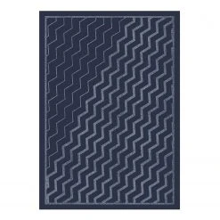 Contento Vinylteppich Matteo Scandinavian - Vinyl - Blau / Grau - 170 x 240 cm