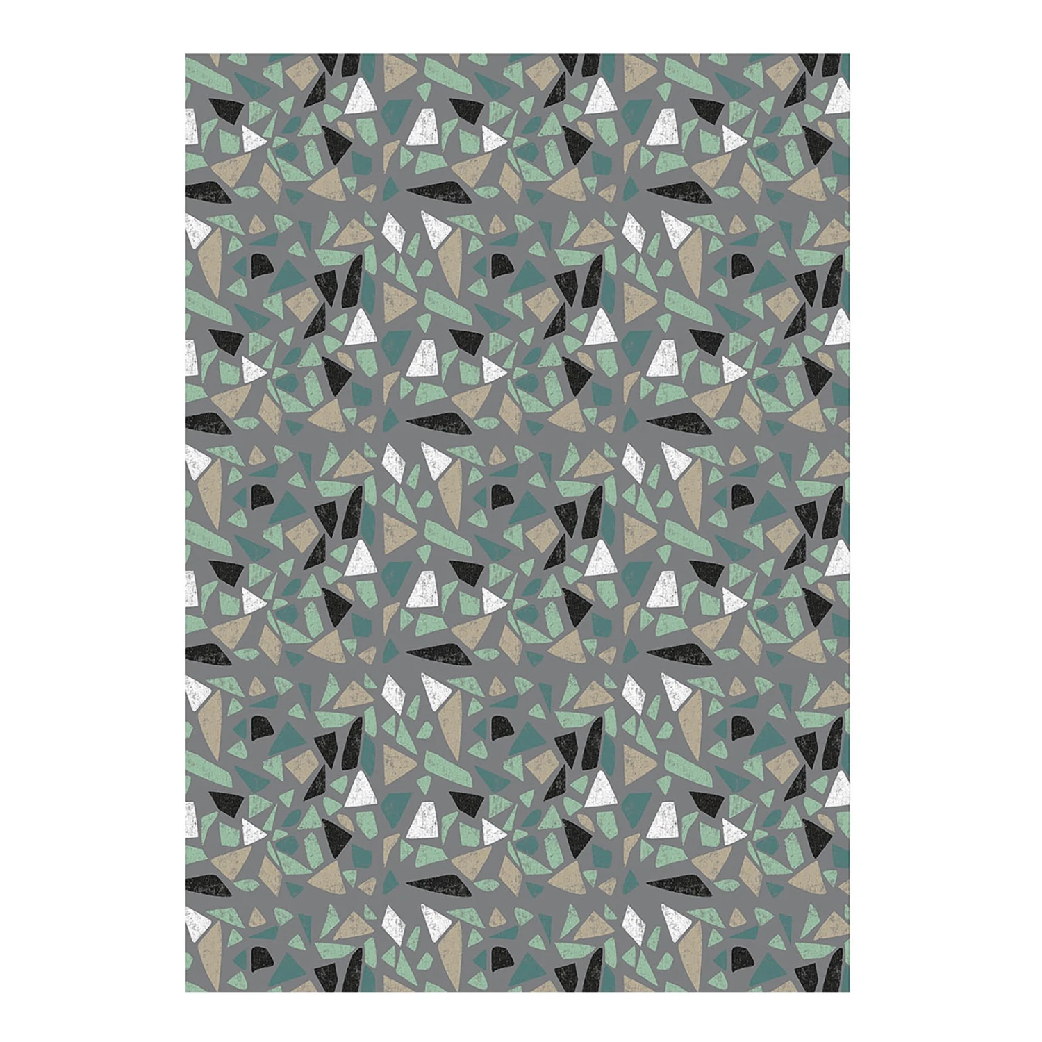 Contento Vinylteppich Matteo Natural II - Vinyl - Schwarz / Grün - 170 x 240 cm 1 Contento Vinylteppich Matteo Natural II - Vinyl - Schwarz / Grün - 170 x 240 cm