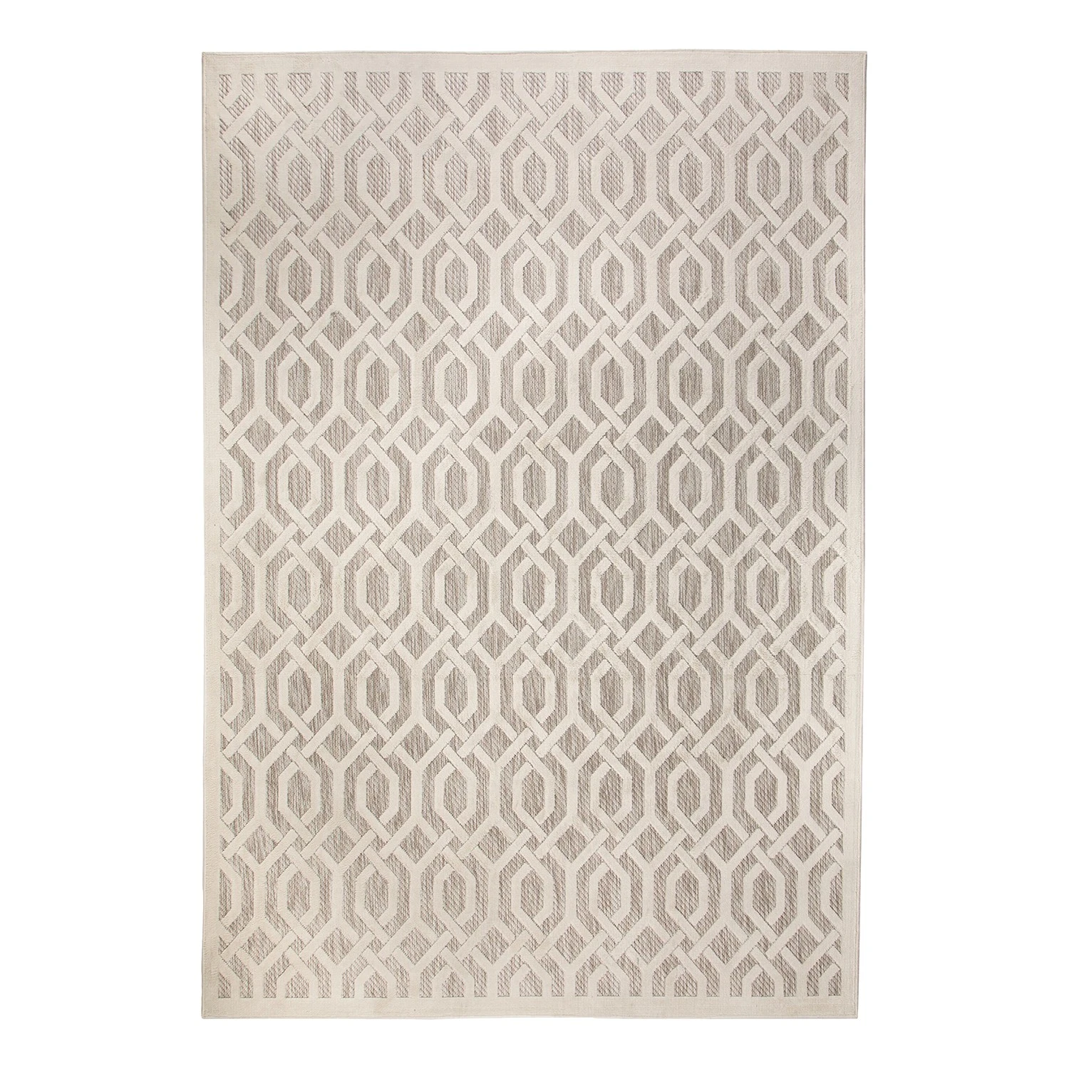Flair Rugs Kurzflorteppich Mondo II - Polypropylene - Natural - 160 x 230 cm 1 Flair Rugs Kurzflorteppich Mondo II - Polypropylene - Natural - 160 x 230 cm