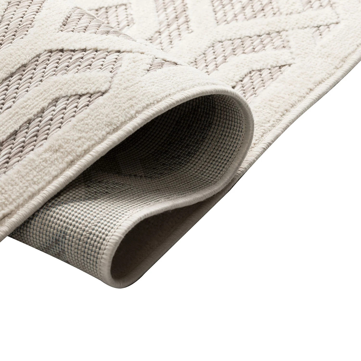 Flair Rugs Kurzflorteppich Mondo II - Polypropylene - Natural - 160 x 230 cm 3 Flair Rugs Kurzflorteppich Mondo II - Polypropylene - Natural - 160 x 230 cm – Bild 3