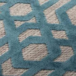 Flair Rugs Kurzflorteppich Oro II - Polypropylene - Blau - 160 x 230 cm -Teppiche populaire boutique 1000319006 220127 1656060031 DETAILS P000000001000319006