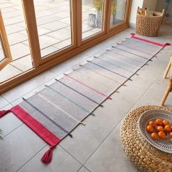 Flair Rugs Läufer Nahla - Baumwolle - Grau / Multi 7 Flair Rugs Läufer Nahla - Baumwolle - Grau / Multi -Teppiche populaire boutique 1000319042 220127 165826020 MOOD DETAILS P000000001000319042 mood