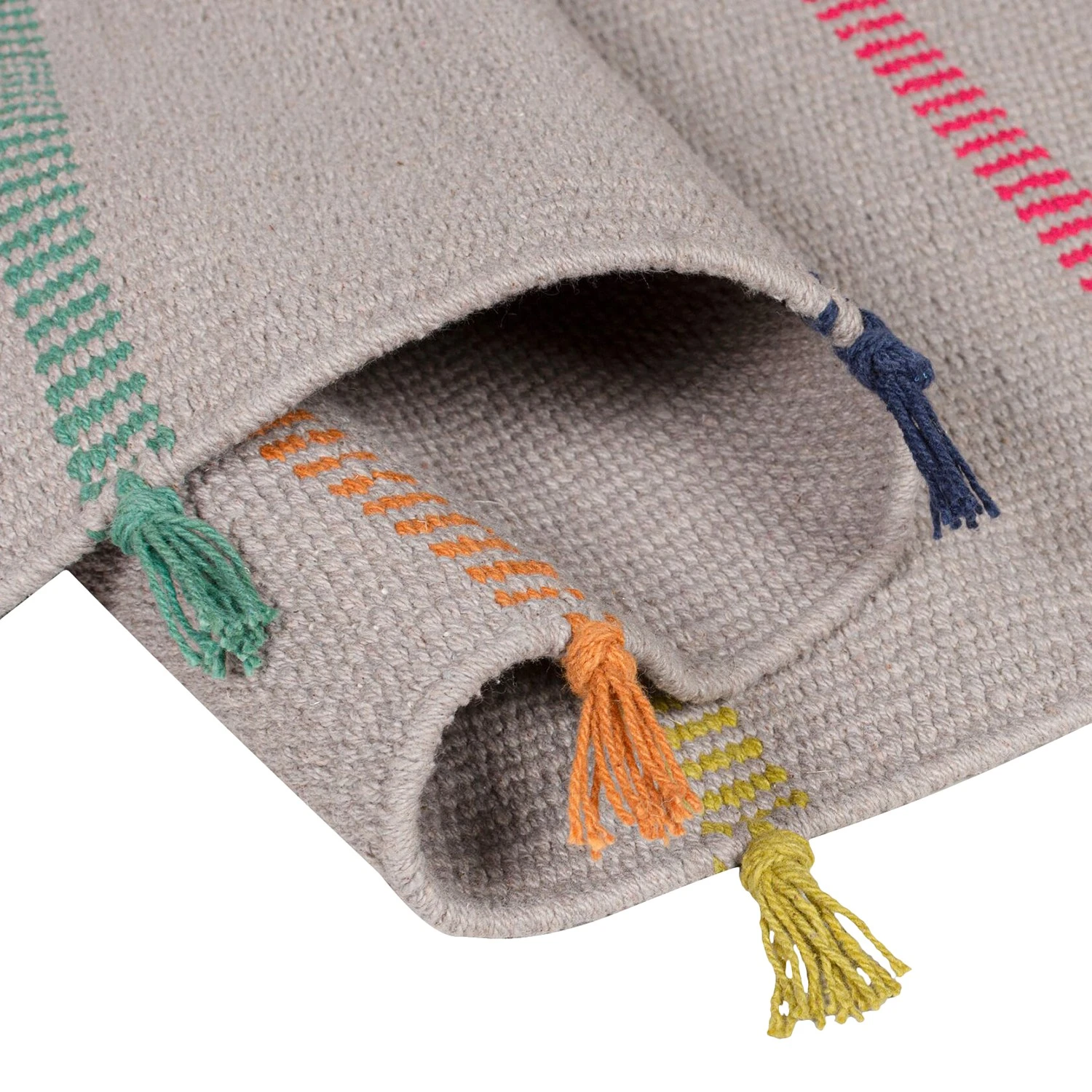 Flair Rugs Läufer Nahla - Baumwolle - Grau / Multi 4 Flair Rugs Läufer Nahla - Baumwolle - Grau / Multi – Bild 4