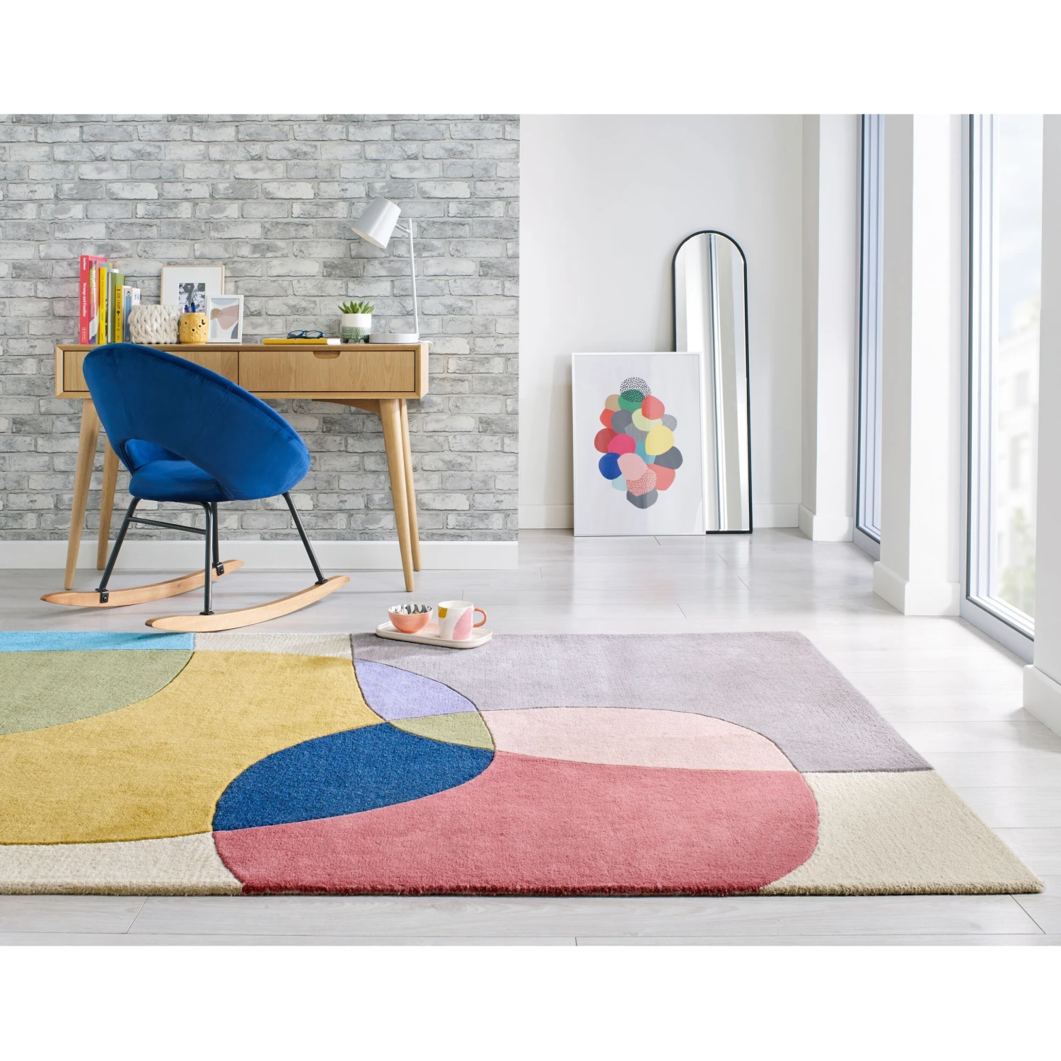 Flair Rugs Wollteppich Glow - Wolle - Multicolor - 120 x 170 cm 3 Flair Rugs Wollteppich Glow - Wolle - Multicolor - 120 x 170 cm – Bild 3