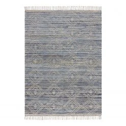 Flair Rugs Kurzflorteppich Lissie Denim - Baumwolle - 160 x 230 cm