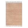 Flair Rugs Kurzflorteppich Equinox - Jute - Rosa - 160 x 230 cm