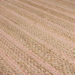Flair Rugs Kurzflorteppich Equinox - Jute - Rosa - 160 x 230 cm 8 Flair Rugs Kurzflorteppich Equinox - Jute - Rosa - 160 x 230 cm -Teppiche populaire boutique 1000319227 220127 165719050 DETAILS P000000001000319227