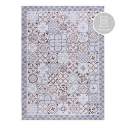 Flair Rugs Kurzflorteppich Morton - Polyester - Monochrome - 160 x 230 cm