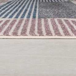 Flair Rugs Kurzflorteppich Shuffle - Polypropylene - Blau / Multi - 160 x 230 cm -Teppiche populaire boutique 1000319330 220127 1656440032 DETAILS P000000001000319330