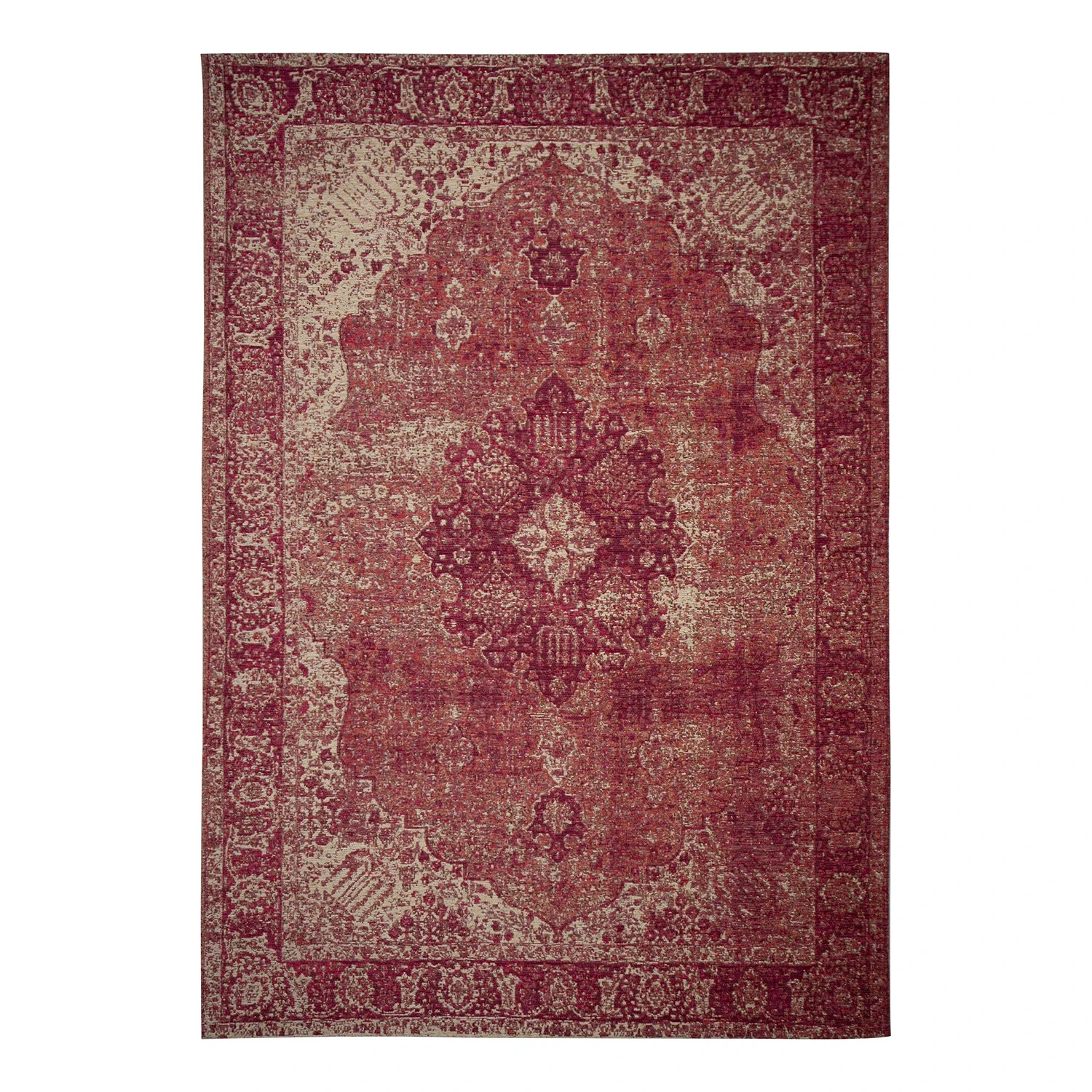 Flair Rugs Kurzflorteppich Antique - Acryl - Rot - 120 x 170 cm 1 Flair Rugs Kurzflorteppich Antique - Acryl - Rot - 120 x 170 cm