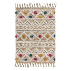 Flair Rugs Kurzflorteppich Kahima - Baumwolle - Multi - 120 x 170 cm