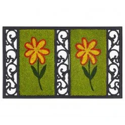 Andiamo Fußmatte Salome Flower - Kokos / Gummi - Grün