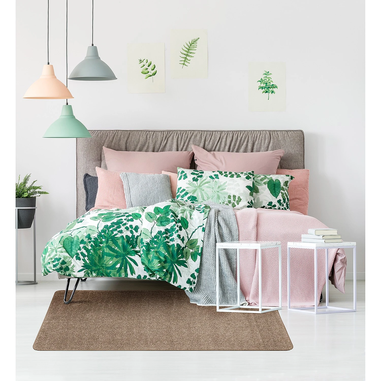 Andiamo Kurzflorteppich Parla - Polypropylen - Taupe - 57 x 110 cm 2 Andiamo Kurzflorteppich Parla - Polypropylen - Taupe - 57 x 110 cm – Bild 2